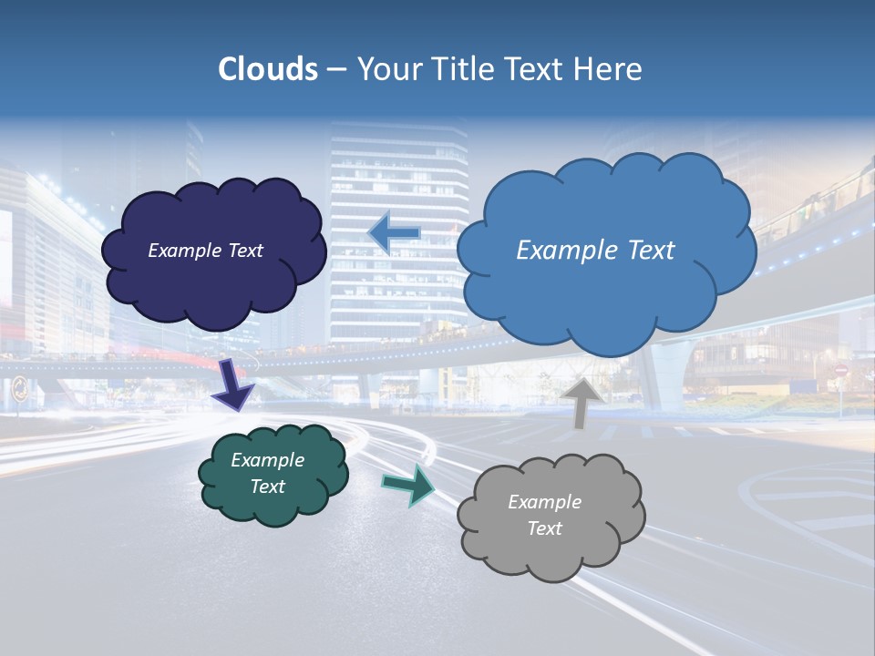 Movement District Tower PowerPoint Template
