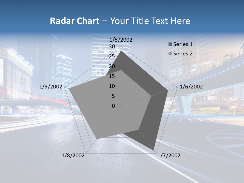 Movement District Tower PowerPoint Template