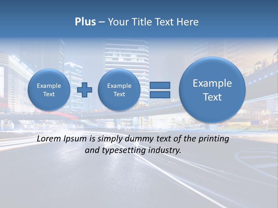 Movement District Tower PowerPoint Template