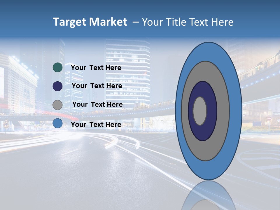 Movement District Tower PowerPoint Template