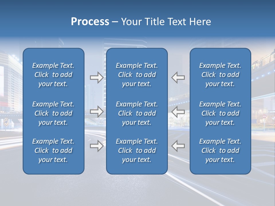 Movement District Tower PowerPoint Template