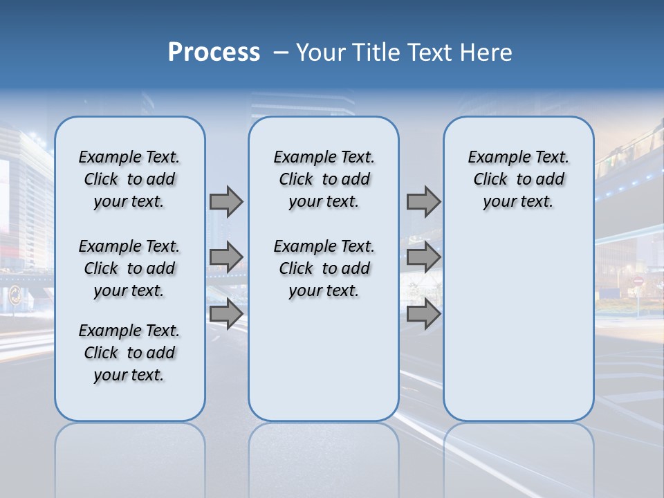 Movement District Tower PowerPoint Template