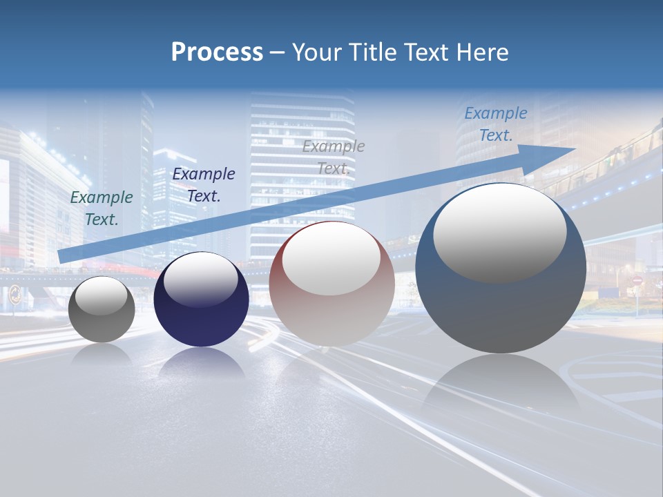 Movement District Tower PowerPoint Template