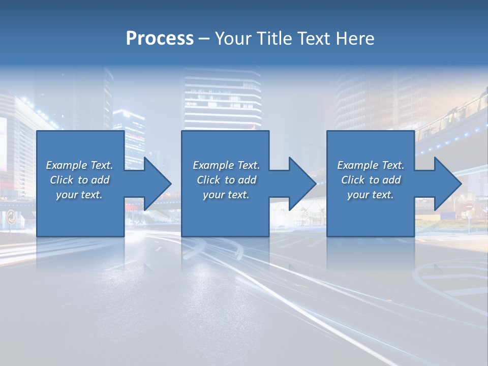 Movement District Tower PowerPoint Template