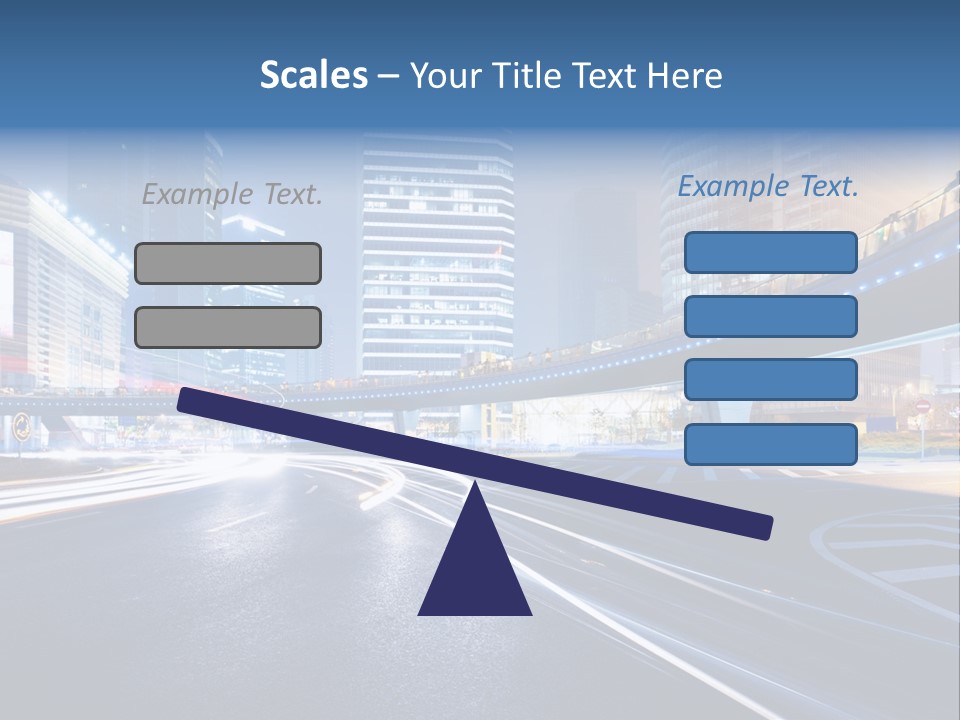 Movement District Tower PowerPoint Template