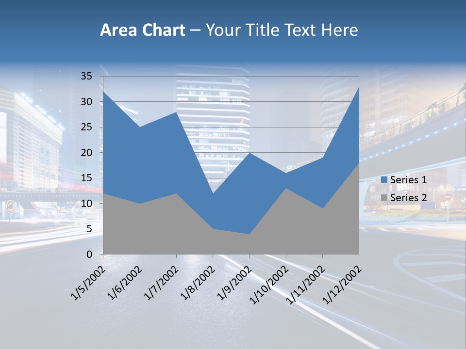 Movement District Tower PowerPoint Template