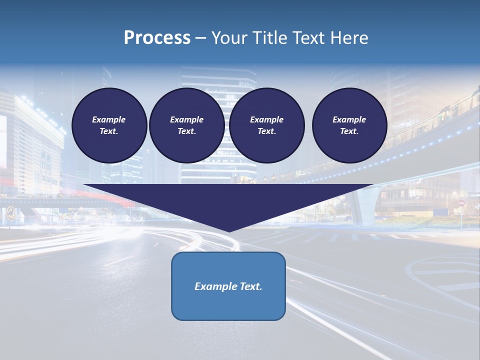Movement District Tower PowerPoint Template