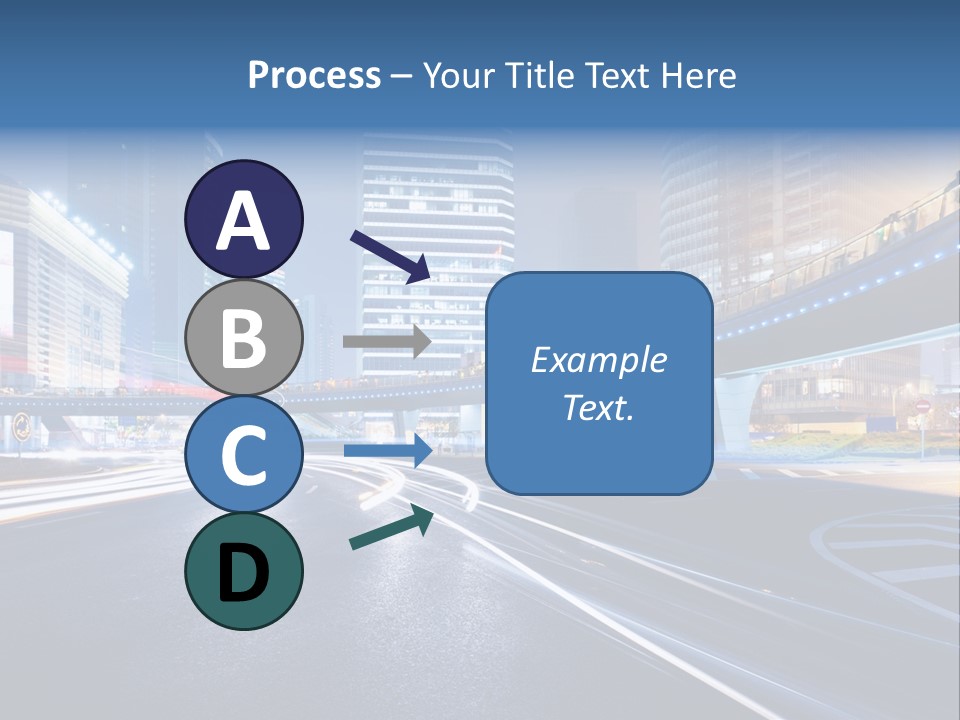 Movement District Tower PowerPoint Template