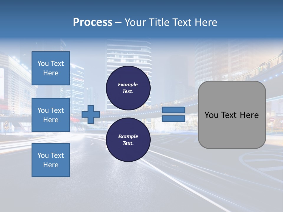 Movement District Tower PowerPoint Template