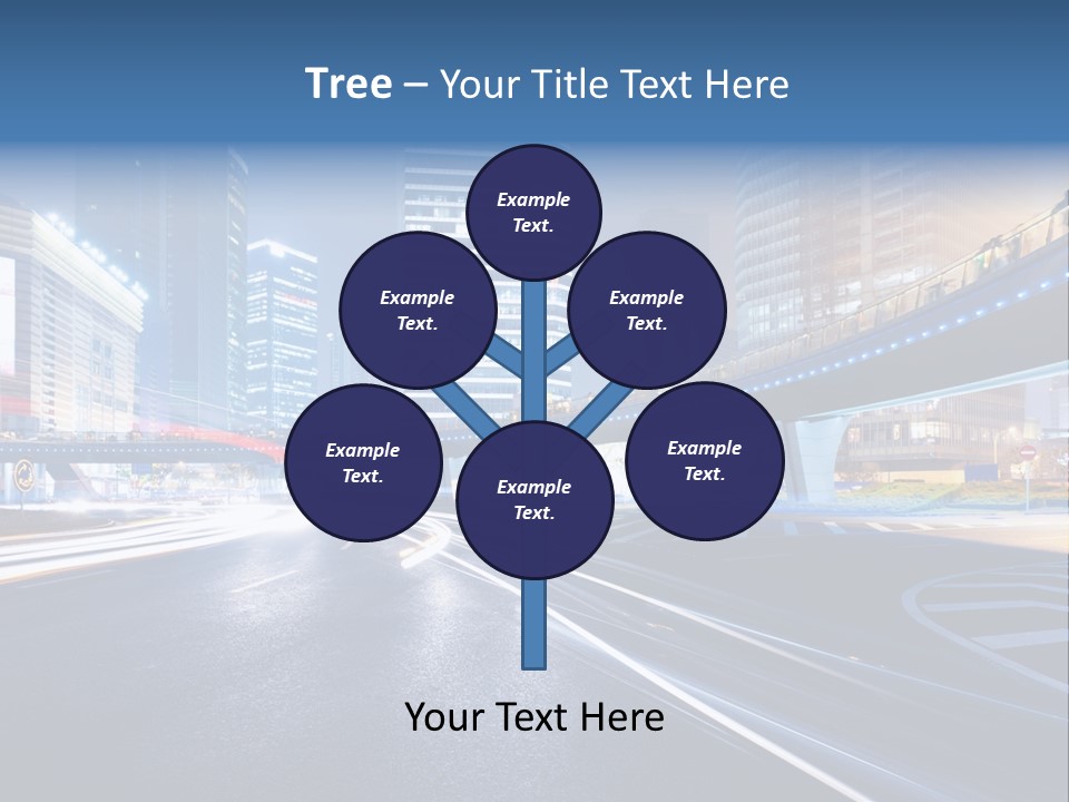 Movement District Tower PowerPoint Template