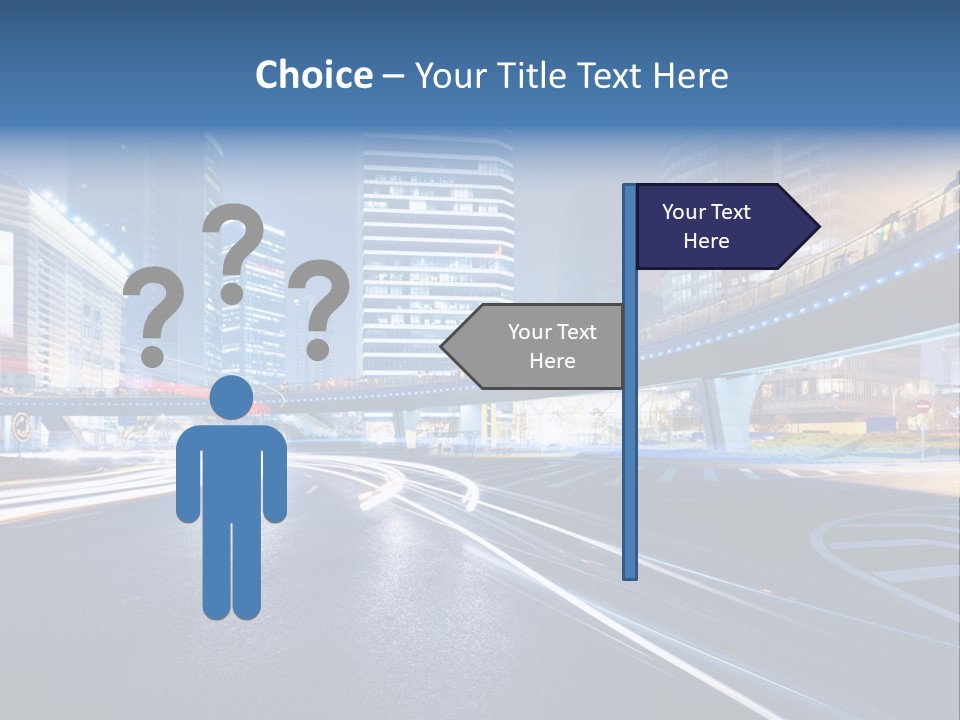 Movement District Tower PowerPoint Template