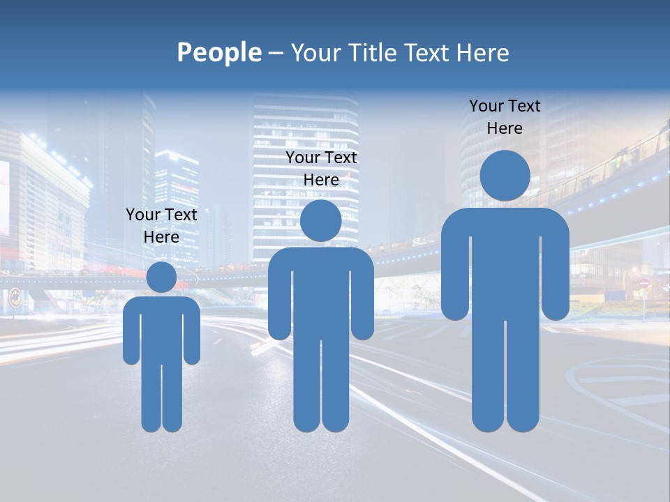 Movement District Tower PowerPoint Template