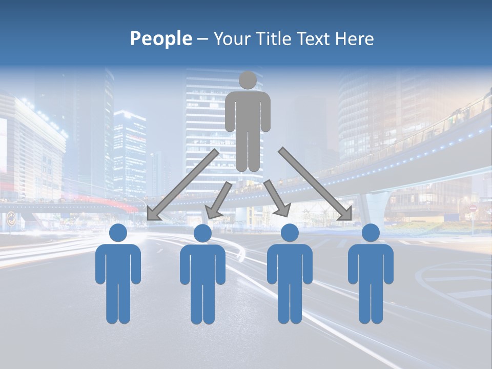 Movement District Tower PowerPoint Template