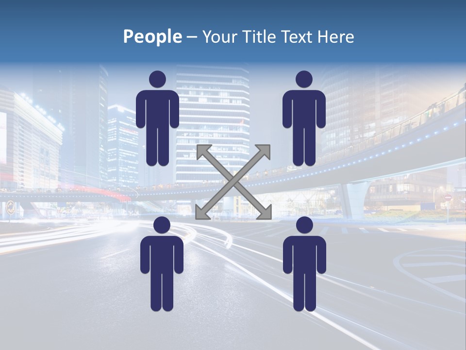 Movement District Tower PowerPoint Template