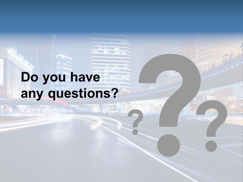 Movement District Tower PowerPoint Template