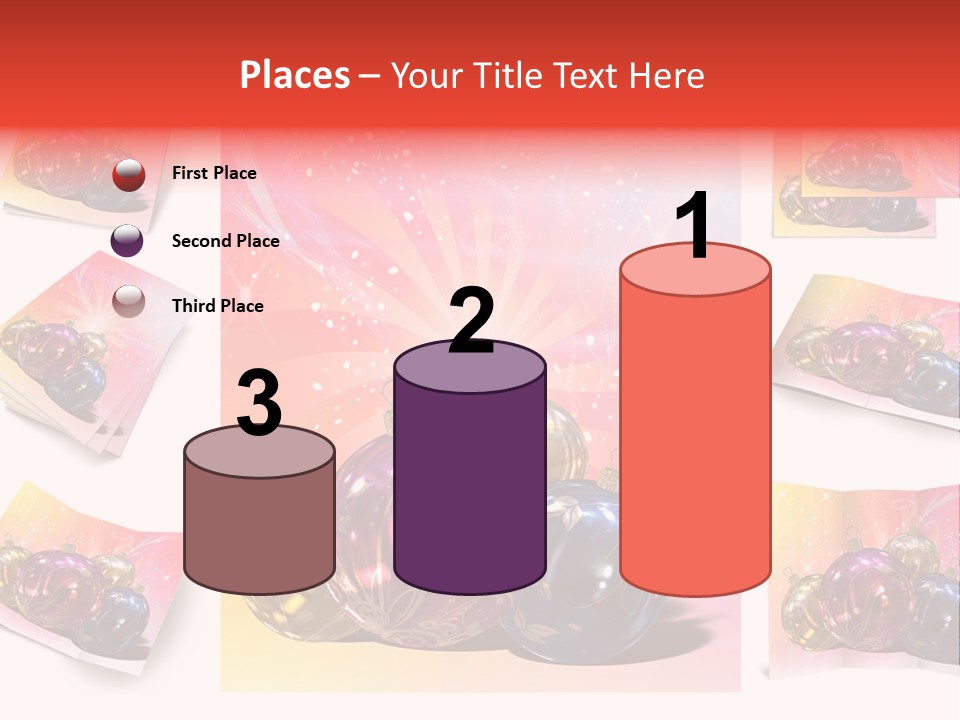 Adornment Dress Postcard PowerPoint Template