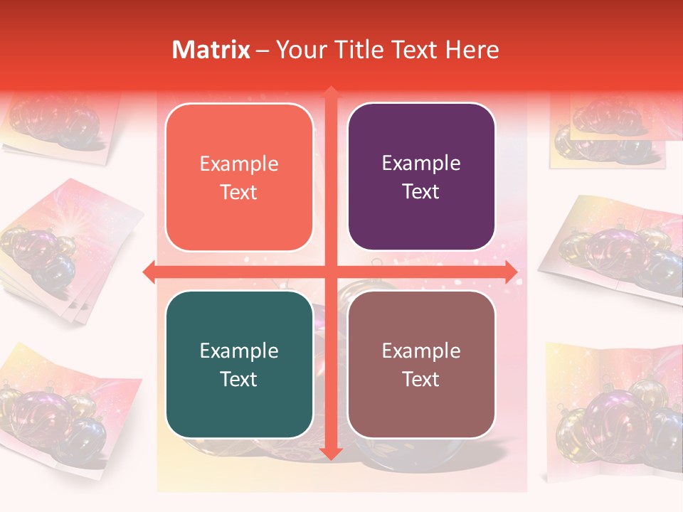 Adornment Dress Postcard PowerPoint Template