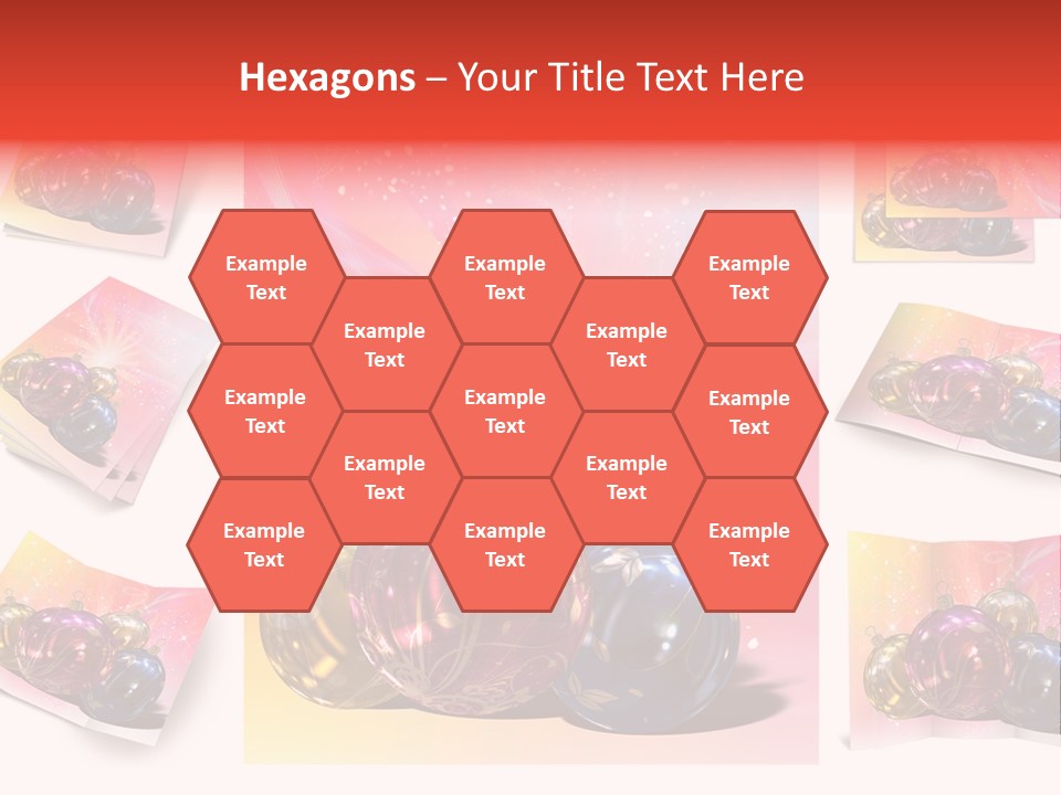 Adornment Dress Postcard PowerPoint Template