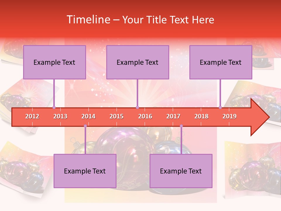 Adornment Dress Postcard PowerPoint Template