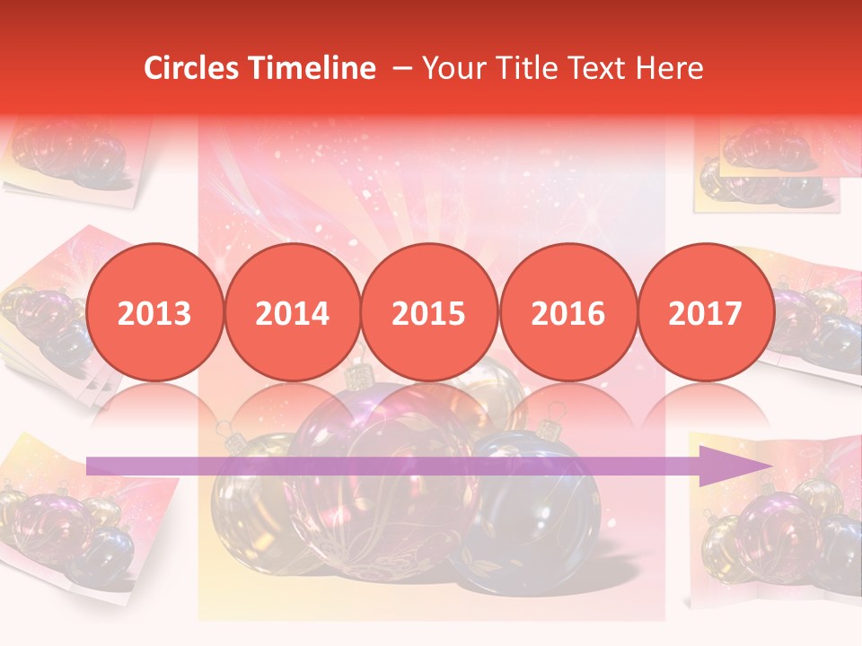 Adornment Dress Postcard PowerPoint Template