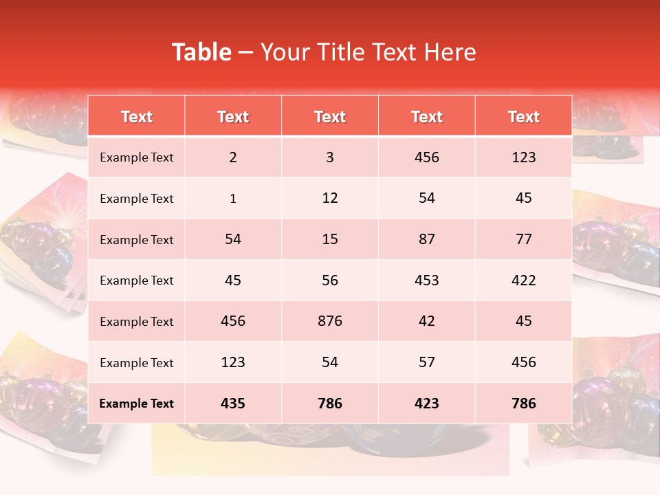 Adornment Dress Postcard PowerPoint Template