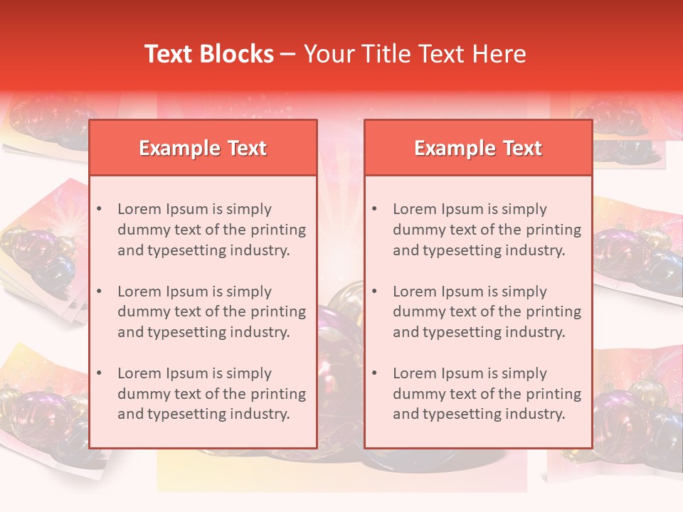 Adornment Dress Postcard PowerPoint Template