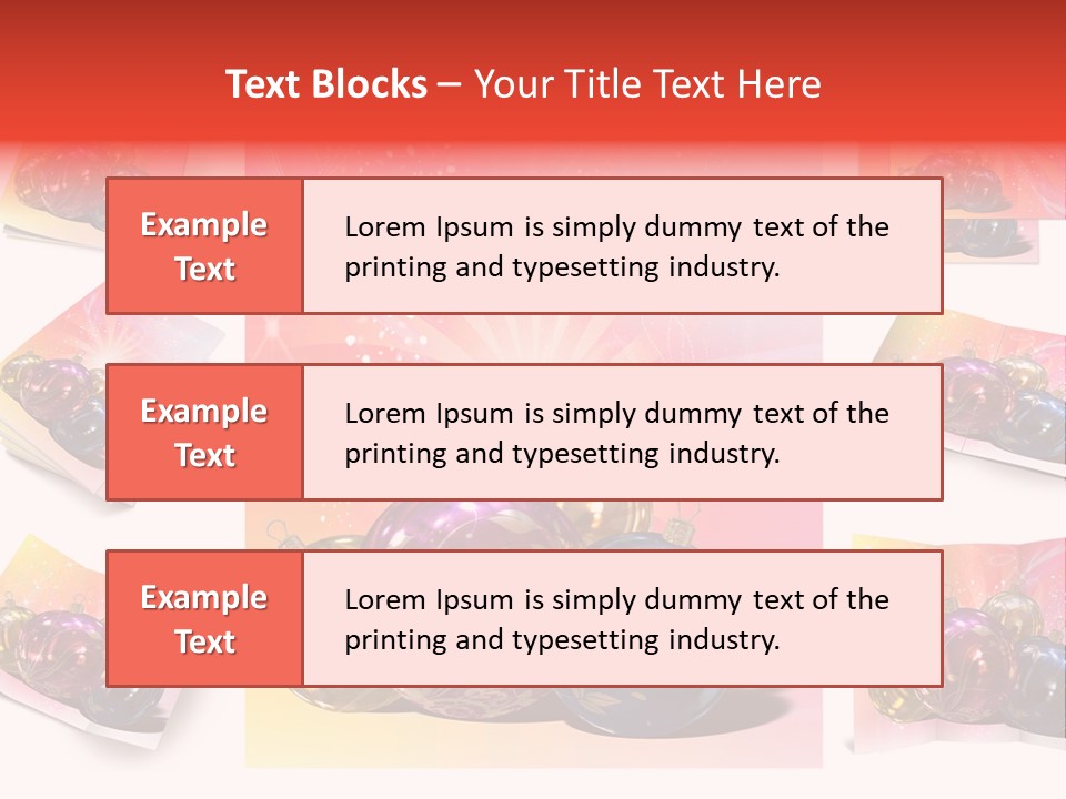 Adornment Dress Postcard PowerPoint Template