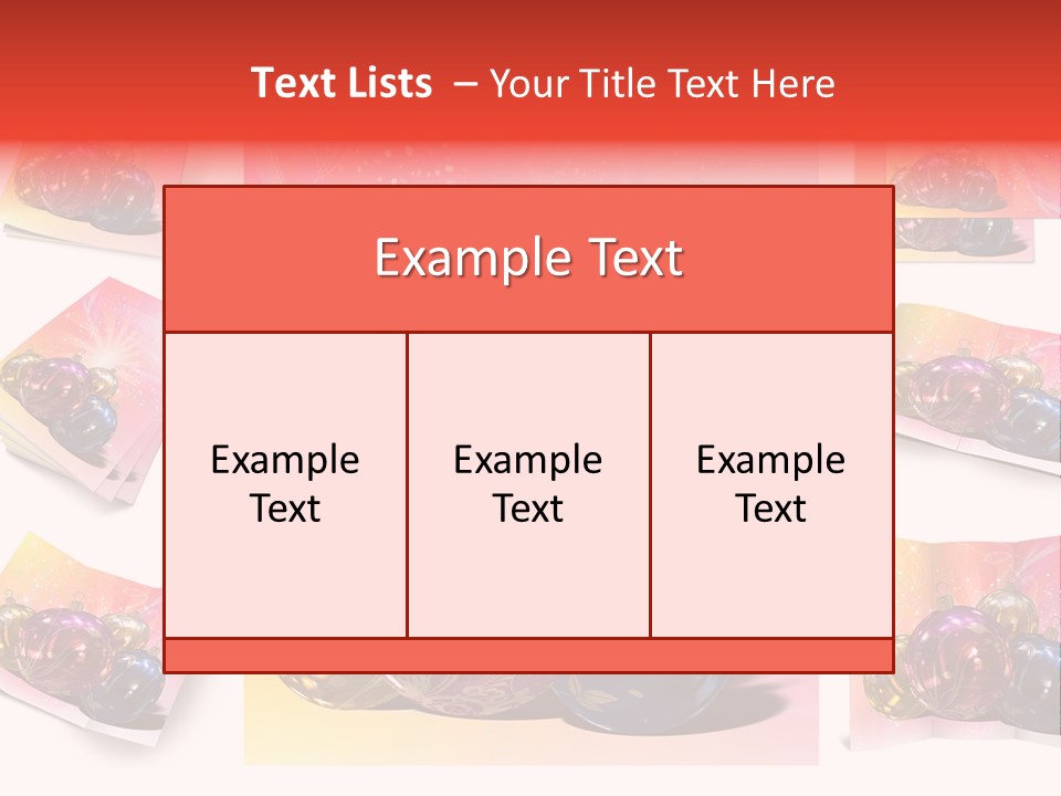 Adornment Dress Postcard PowerPoint Template