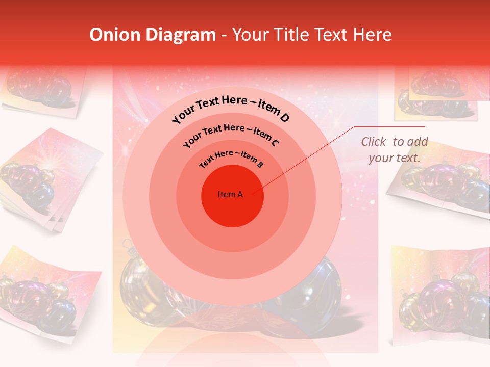 Adornment Dress Postcard PowerPoint Template