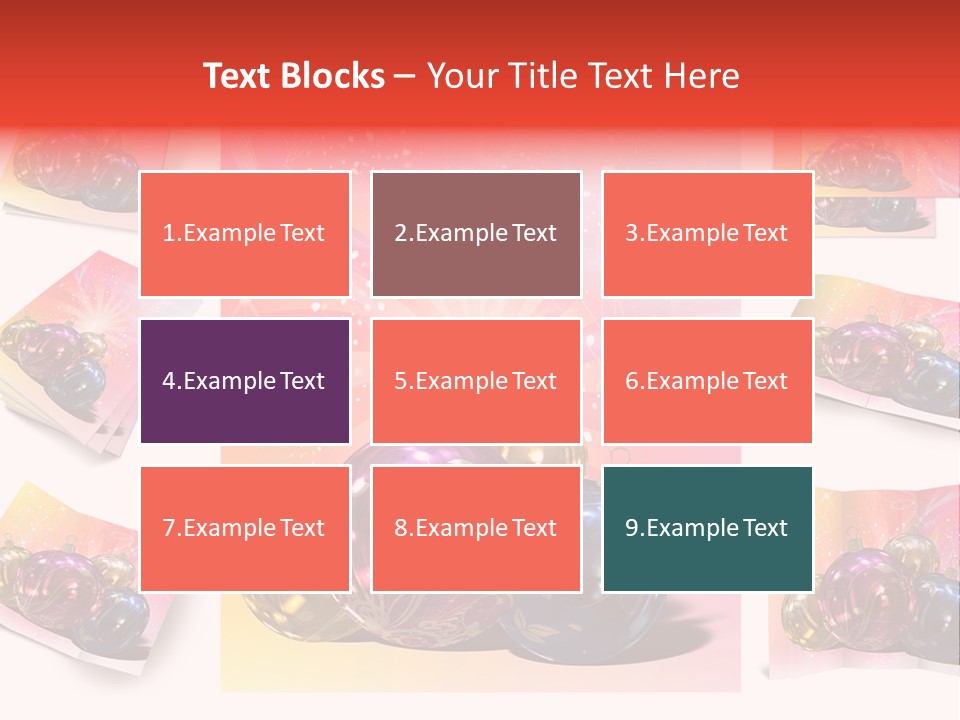 Adornment Dress Postcard PowerPoint Template