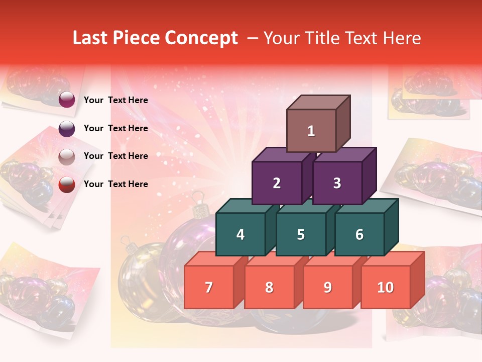 Adornment Dress Postcard PowerPoint Template