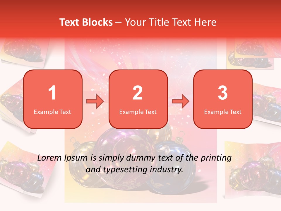 Adornment Dress Postcard PowerPoint Template