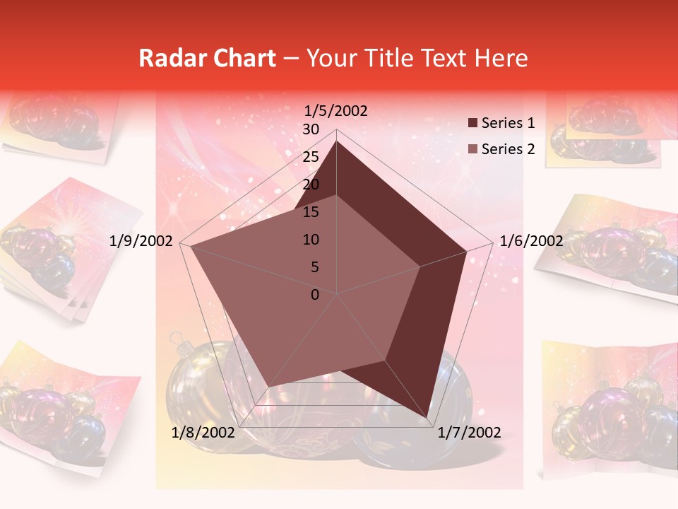 Adornment Dress Postcard PowerPoint Template