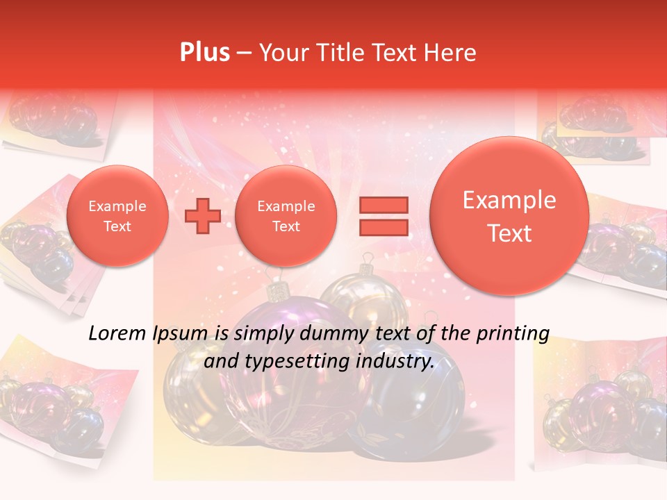 Adornment Dress Postcard PowerPoint Template