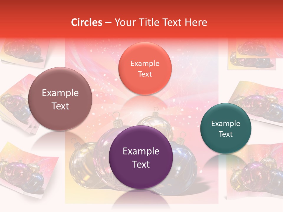 Adornment Dress Postcard PowerPoint Template