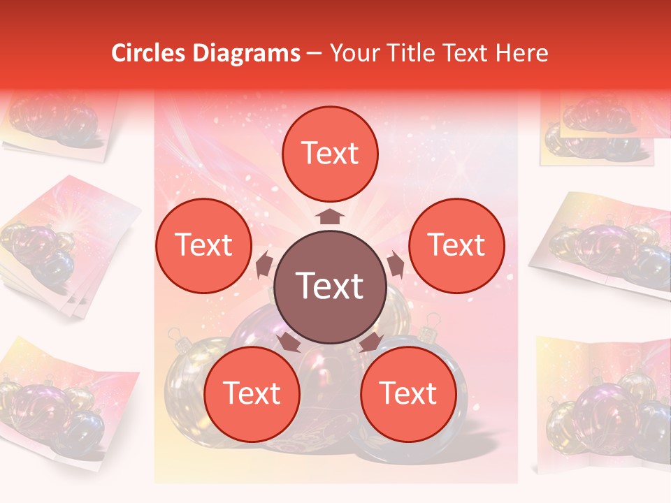 Adornment Dress Postcard PowerPoint Template