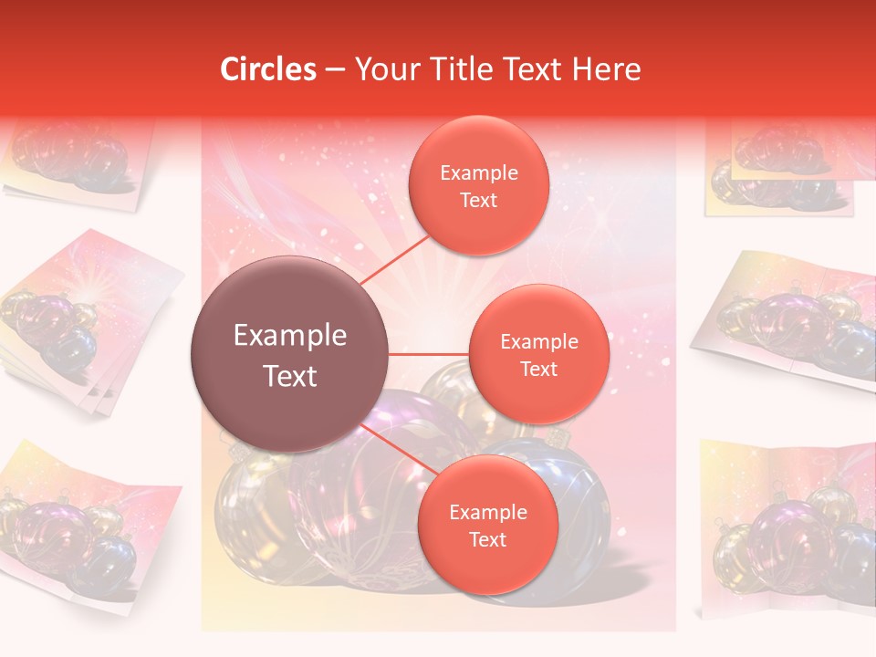 Adornment Dress Postcard PowerPoint Template