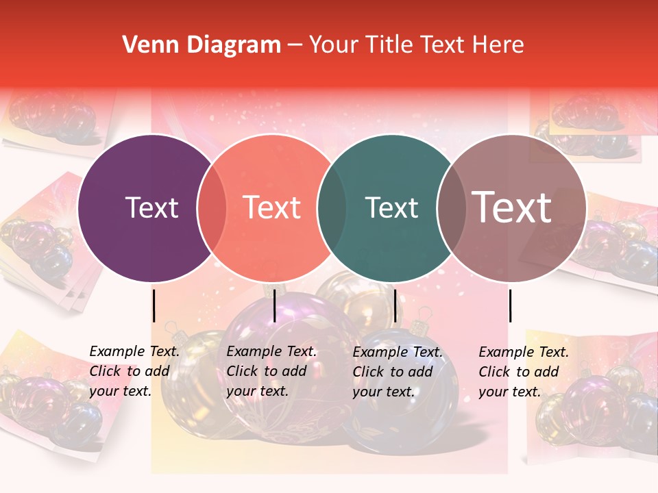 Adornment Dress Postcard PowerPoint Template