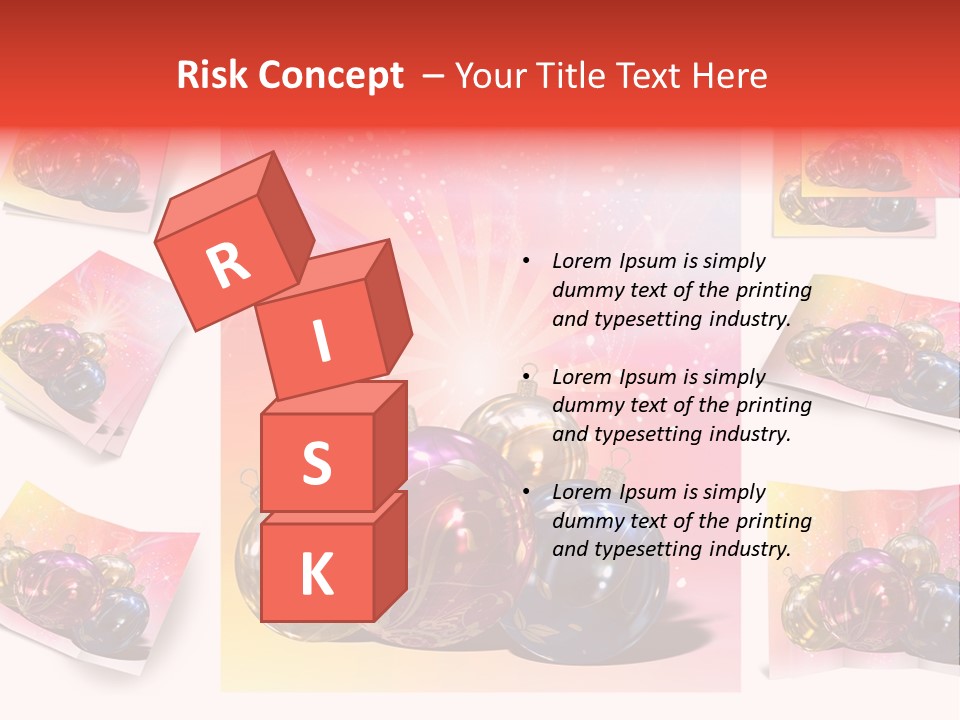 Adornment Dress Postcard PowerPoint Template