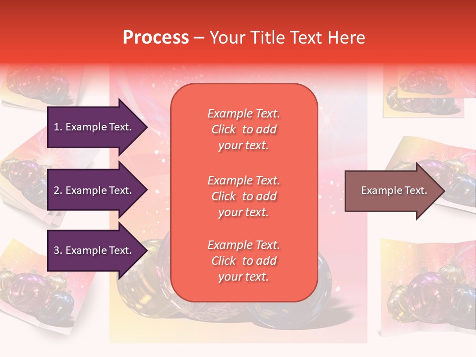 Adornment Dress Postcard PowerPoint Template