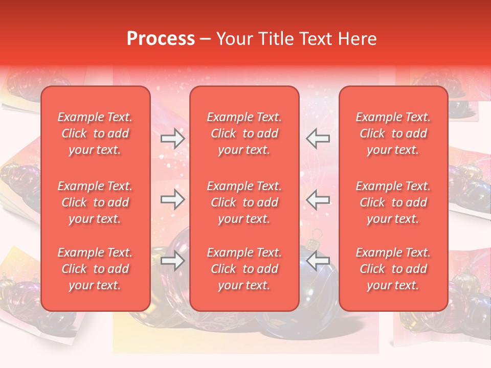 Adornment Dress Postcard PowerPoint Template