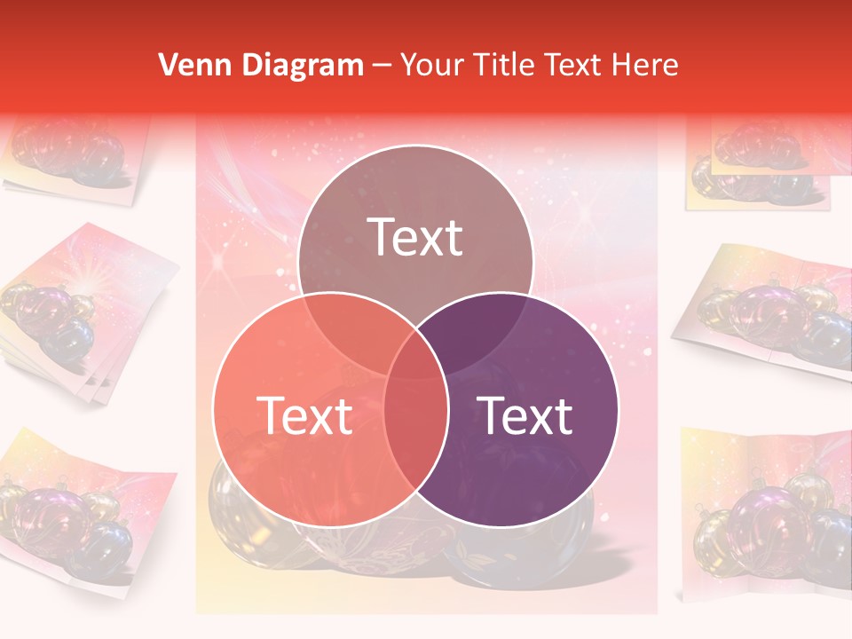 Adornment Dress Postcard PowerPoint Template