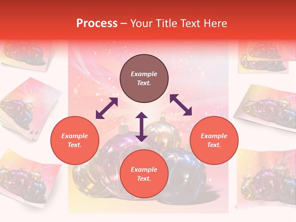 Adornment Dress Postcard PowerPoint Template