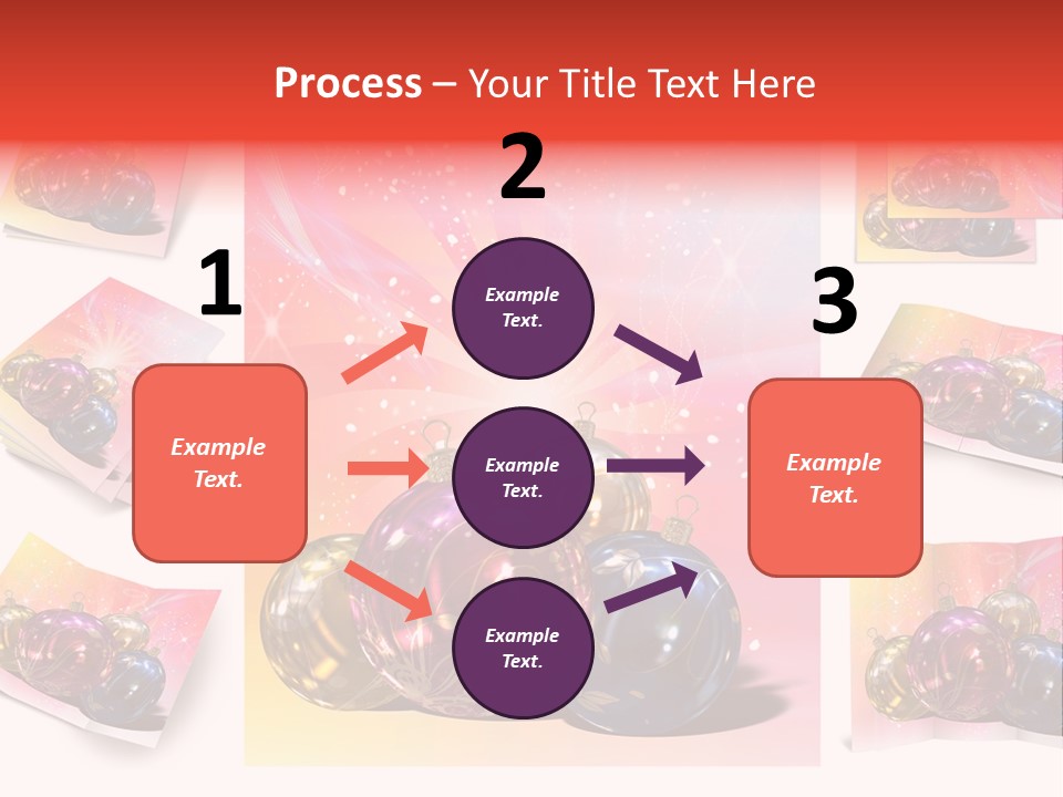 Adornment Dress Postcard PowerPoint Template