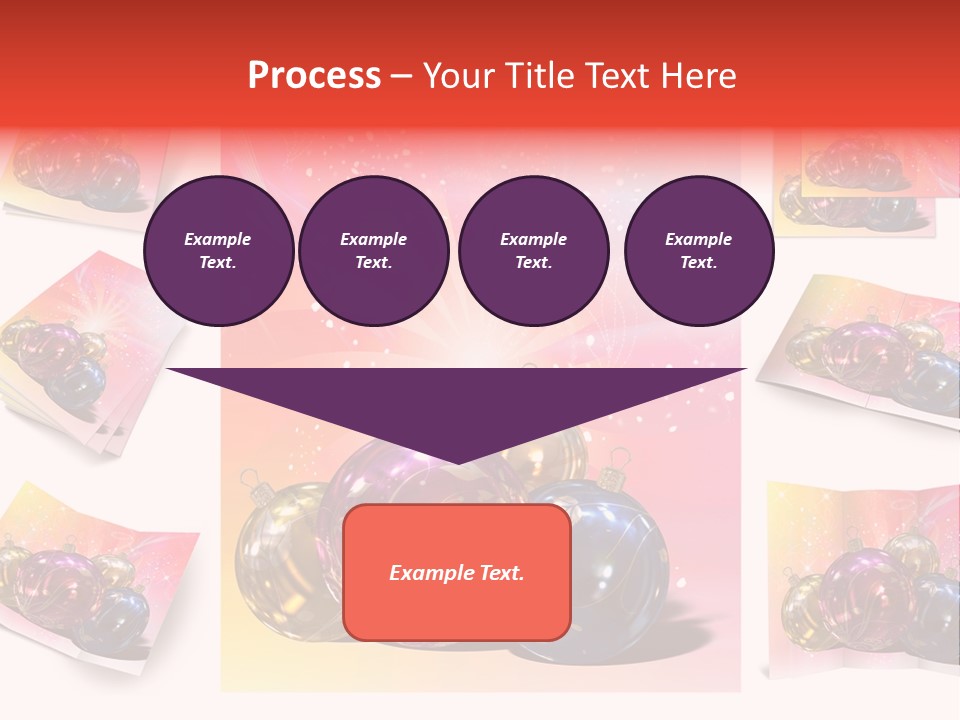 Adornment Dress Postcard PowerPoint Template