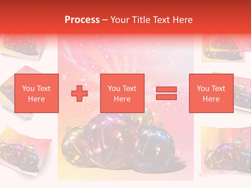 Adornment Dress Postcard PowerPoint Template