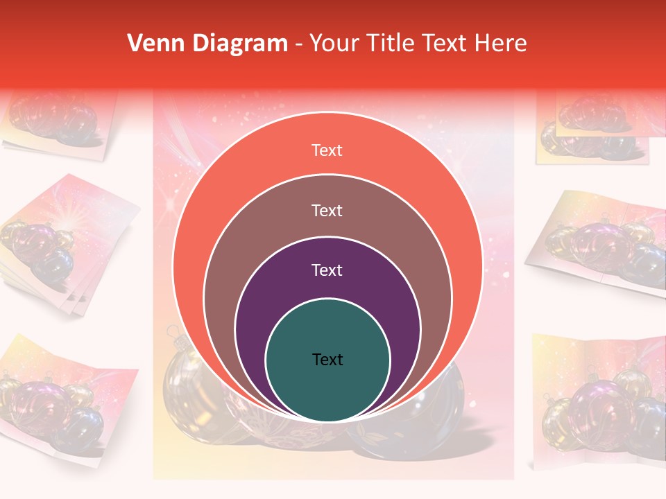 Adornment Dress Postcard PowerPoint Template