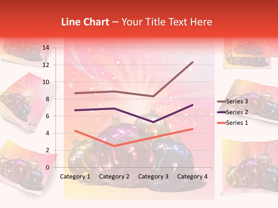 Adornment Dress Postcard PowerPoint Template