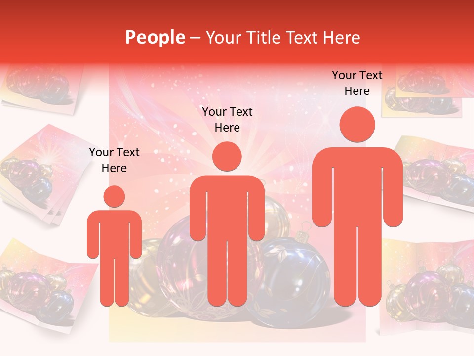 Adornment Dress Postcard PowerPoint Template