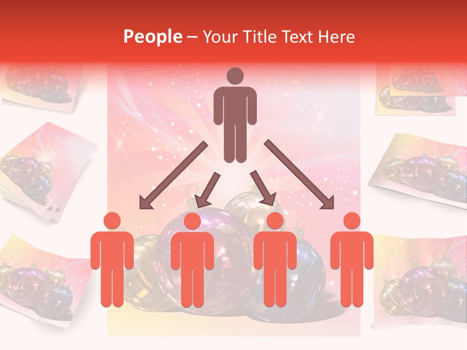 Adornment Dress Postcard PowerPoint Template